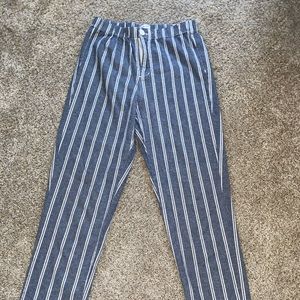 Brandy Melville Striped Pants OS